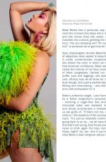 BEBE REXHA in Voir Fashion Magazine, Summer 2019