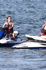 BELLA and DANI THORNE on Riding a Jet Skis in Miami 06/21/2019