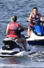 BELLA and DANI THORNE on Riding a Jet Skis in Miami 06/21/2019