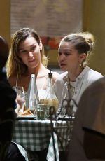 BELLA and GIGI HADID Out for Diiner in Florence 06/12/2019