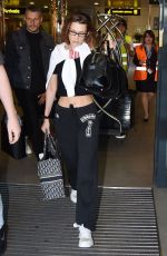 BELLA HADID Arrives at Airport in Florence 06/12/2019