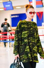 BELLA HADID at JFK Airport in New York 06/16/2019