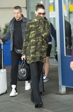 BELLA HADID at JFK Airport in New York 06/16/2019