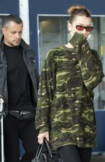 BELLA HADID at JFK Airport in New York 06/16/2019