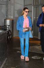 BELLA HADID in Double Denim Out in New York 06/11/2019