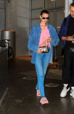 BELLA HADID in Double Denim Out in New York 06/11/2019