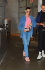 BELLA HADID in Double Denim Out in New York 06/11/2019