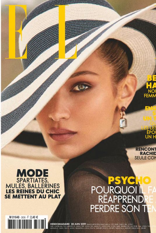 BELLA HADID in Elle Magazine, France June 2019