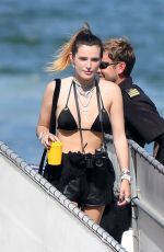 BELLA THORNE in Bikini Top Out in Miami Beach 06/21/2019