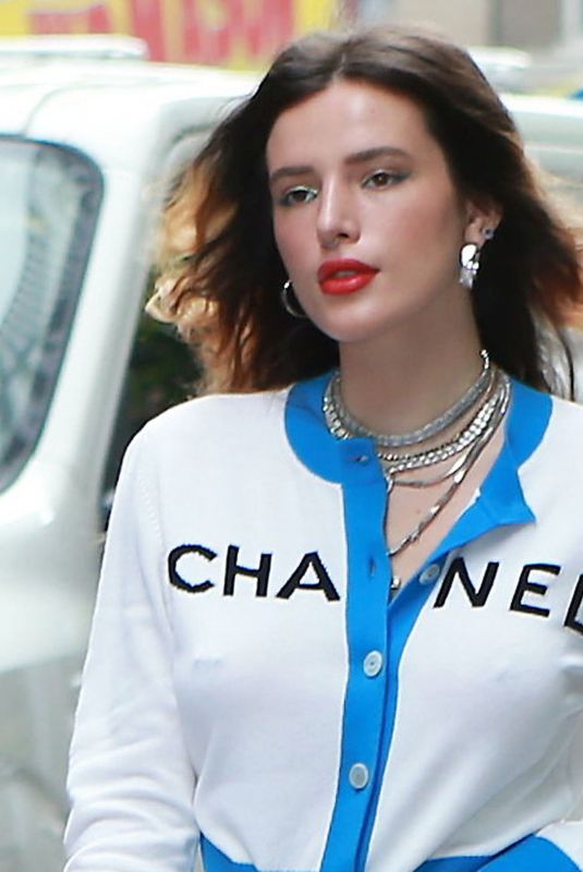 BELLA THORNE in CHanel Head-to-toe Out in New York 06/13/2019