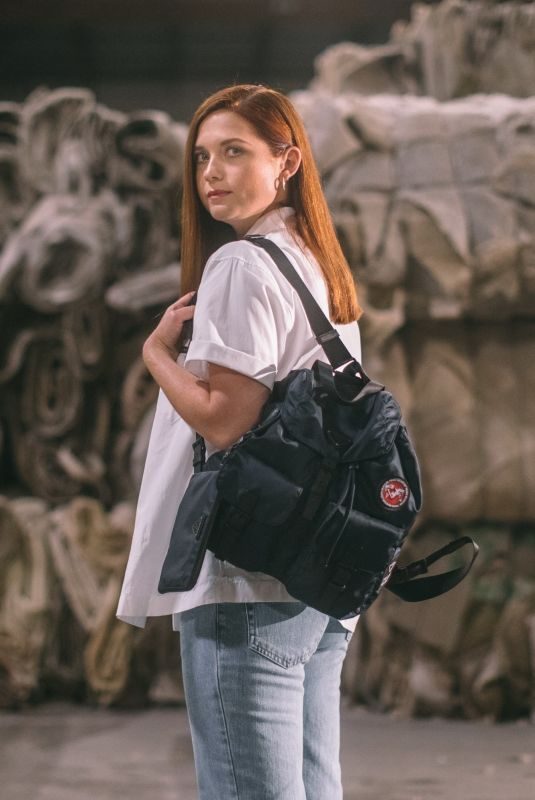 BONNIE WRIGHT for Prada Re-nylon Bags Collection, June 2019