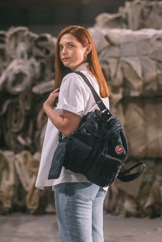 BONNIE WRIGHT for Prada Re-nylon Bags Collection, June 2019