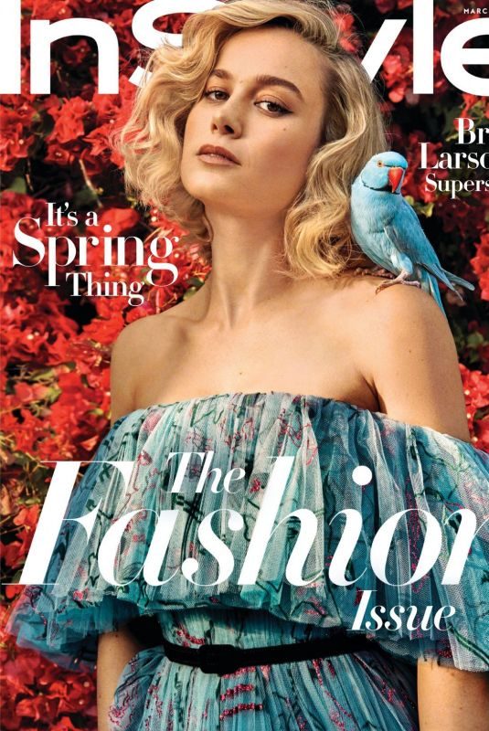 BRIE LARSON in Instyle Magazine, March 2019