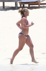 BRITNEY SPEARS in Bikini at a Beach in Turks and Caicos 06/23/2019