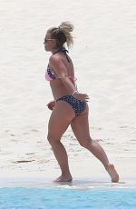 BRITNEY SPEARS in Bikini at a Beach in Turks and Caicos 06/23/2019