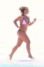 BRITNEY SPEARS in Bikini at a Beach in Turks and Caicos 06/23/2019