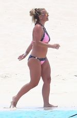 BRITNEY SPEARS in Bikini at a Beach in Turks and Caicos 06/23/2019