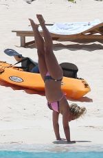 BRITNEY SPEARS in Bikini at a Beach in Turks and Caicos 06/23/2019