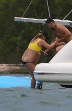 BRITNEY SPEARS in Bikini at a Yacht in Miami 06/08/2019