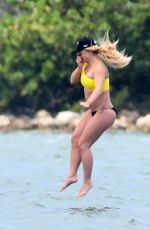 BRITNEY SPEARS in Bikini at a Yacht in Miami 06/08/2019
