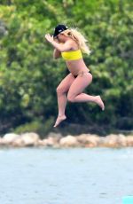 BRITNEY SPEARS in Bikini at a Yacht in Miami 06/08/2019