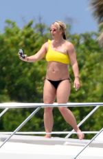 BRITNEY SPEARS in Bikini at a Yacht in Miami 06/08/2019