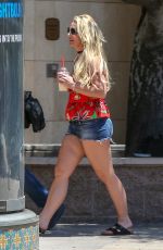 BRITNEY SPEARS in Denim Shorts Out in Thousand Oaks 06/28/2019