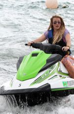 BRITNEY SPEARS Jet Skiing in Miami 06/09/2019