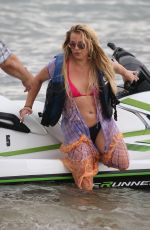 BRITNEY SPEARS Jet Skiing in Miami 06/09/2019