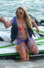 BRITNEY SPEARS Jet Skiing in Miami 06/09/2019