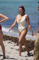 BRITTANY CATWRIGHT in Swimsuit at a Beach in Miami 06/06/2019