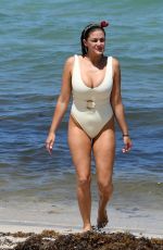 BRITTANY CATWRIGHT in Swimsuit at a Beach in Miami 06/06/2019