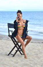 BROOKE BURKE in Bikini at a Photoshoot on the Beach in Malibu 06/20/2019