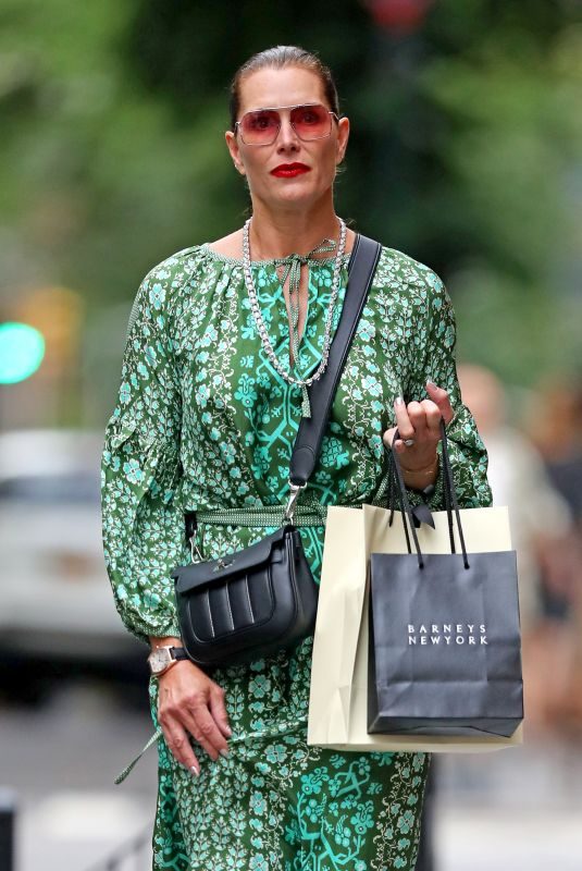 BROOKE SHIELDS Out Shopping in New York 06/07/2019