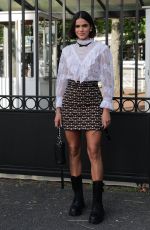 BRUNA MARQUEZINE Leaves Miu Miu Resort 2020 Show at Haute Couture Week in Paris 06/29/2019
