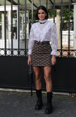 BRUNA MARQUEZINE Leaves Miu Miu Resort 2020 Show at Haute Couture Week in Paris 06/29/2019