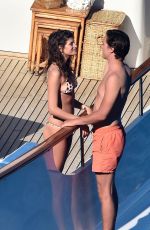 CAIRO DWEK in Bikini at a Boat in Portofino 06/01/2019