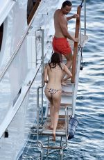 CAIRO DWEK in Bikini at a Boat in Portofino 06/01/2019