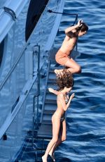 CAIRO DWEK in Bikini at a Boat in Portofino 06/01/2019