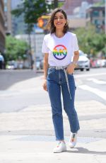 CAMILA COELHO at a Photoshoot for Michael Kors in New York 06/11/2019