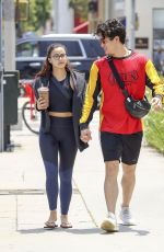 CAMILA MENDES and Charles Melton Out in Los Angeles 06/05/2019