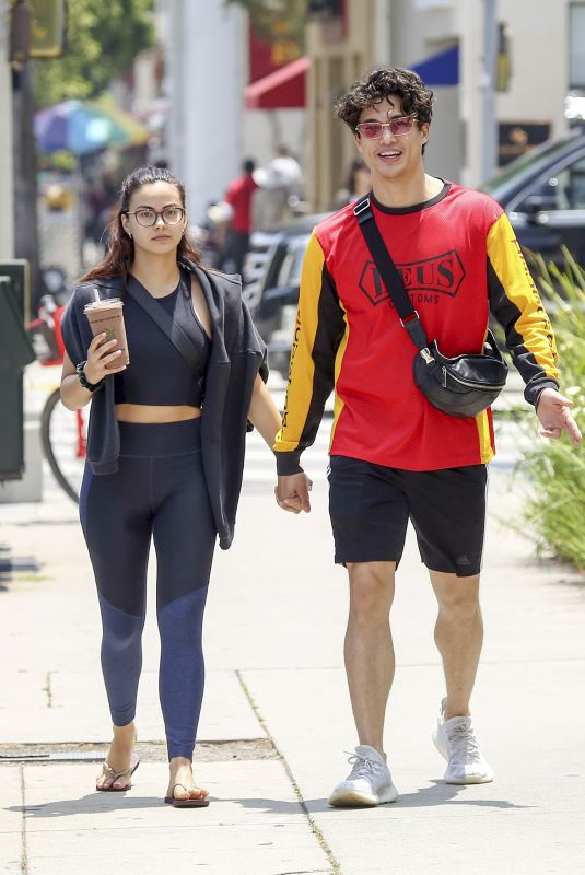 CAMILA MENDES and Charles Melton Out in Los Angeles 06/05/2019