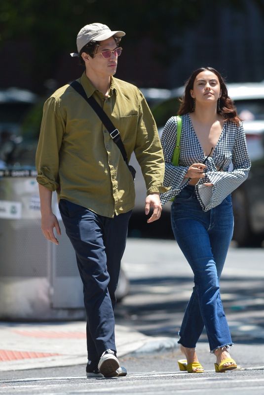 CAMILA MENDES and Charles Melton Out in New York 06/26/2019