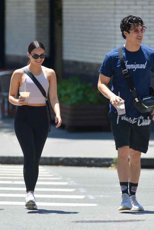 CAMILA MENDES Out and About in New York 06/27/2019