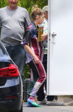 CARA DELEVINGNE and ASHLEY BENSON Arrives at Their Home in Los Angeles 06/04/2019