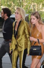 CARA DELEVINGNE and ASHLEY BENSON at Laperouse Restaurant in Paris 06/28/2019