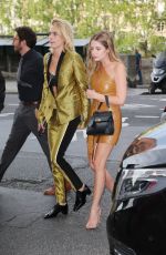 CARA DELEVINGNE and ASHLEY BENSON at Laperouse Restaurant in Paris 06/28/2019