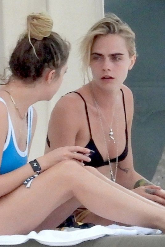 CARA DELEVINGNE and ASHLEY BENSON on Vacationing in Tulum 06/02/2019