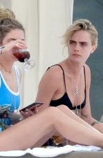 CARA DELEVINGNE and ASHLEY BENSON on Vacationing in Tulum 06/02/2019