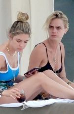CARA DELEVINGNE and ASHLEY BENSON on Vacationing in Tulum 06/02/2019